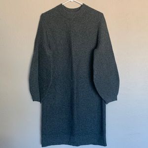 Prologue grey sweater dress nwot M